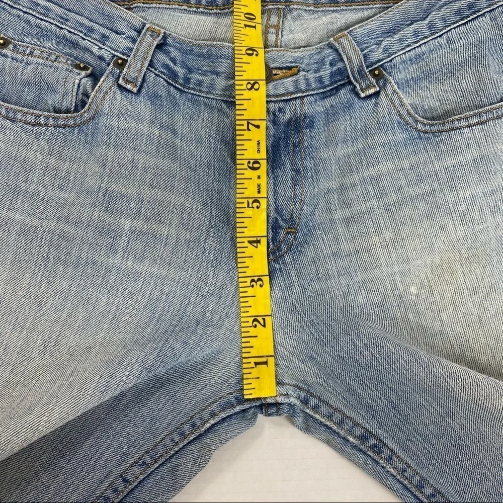 American Eagle Favorite Light Wash Raw Hem Jeans